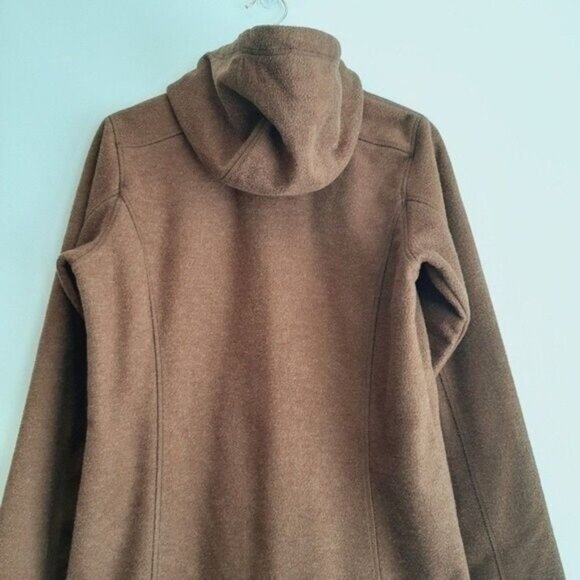 MCKINLEY Massena Fleece Hooded Coat Jacket Brown Sz S - Picture 7 of 13